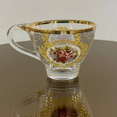 فنجان چای خوری طرح رز