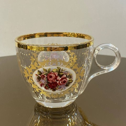 فنجان چای خوری طرح رز