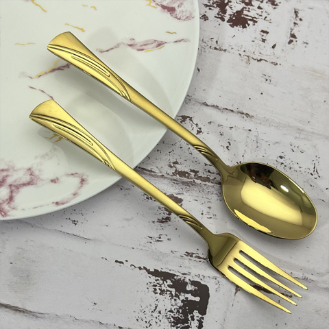 قاشق چنگال 6 نفره استیل