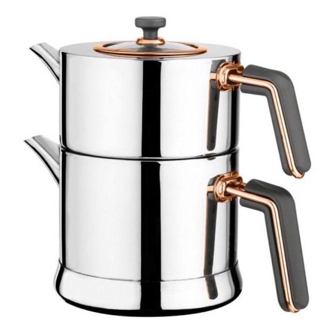 کتری قوری استیل برند Figaro