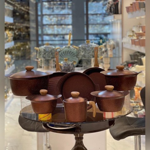 سرویس قابلمه ۱۷ پارچه ideal home