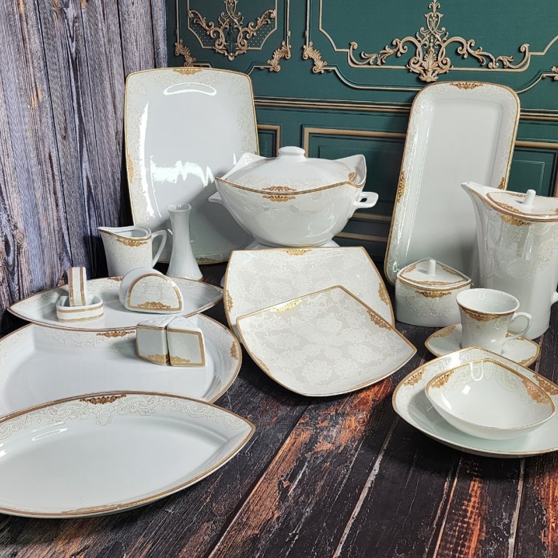 سرویس چینی 105 پارچه پردیس مدل آژاکس