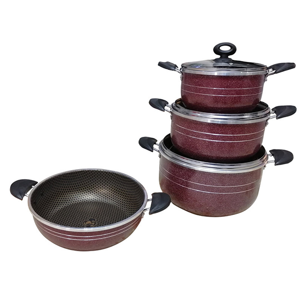 سرویس قابلمه ۷ پارچه هلنا زنبوری