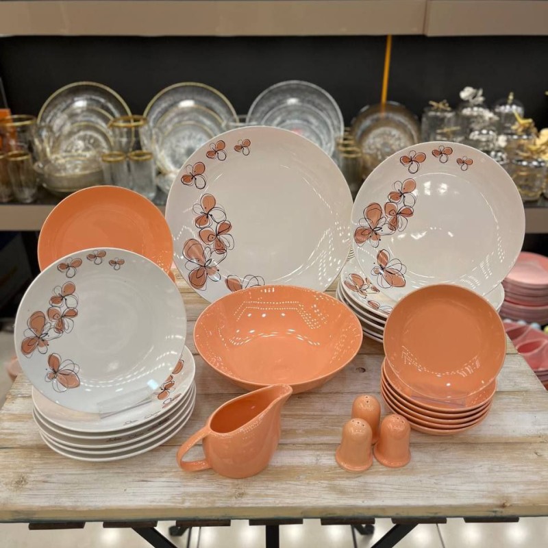 سرویس ۳۰ پارچه شش نفره رنگی