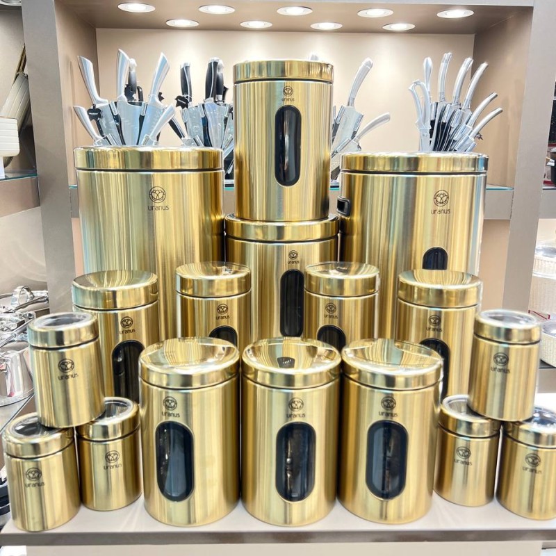 سرویس سطل تمام استیل برند اورانوس