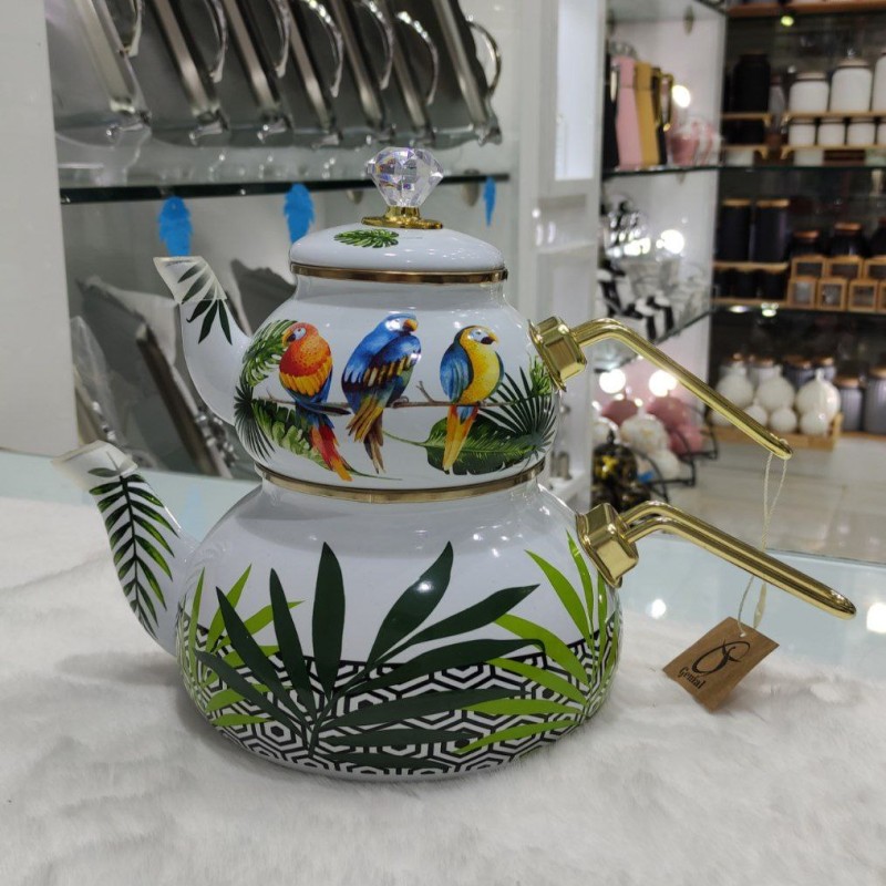 کتری قوری لعابی طوطی