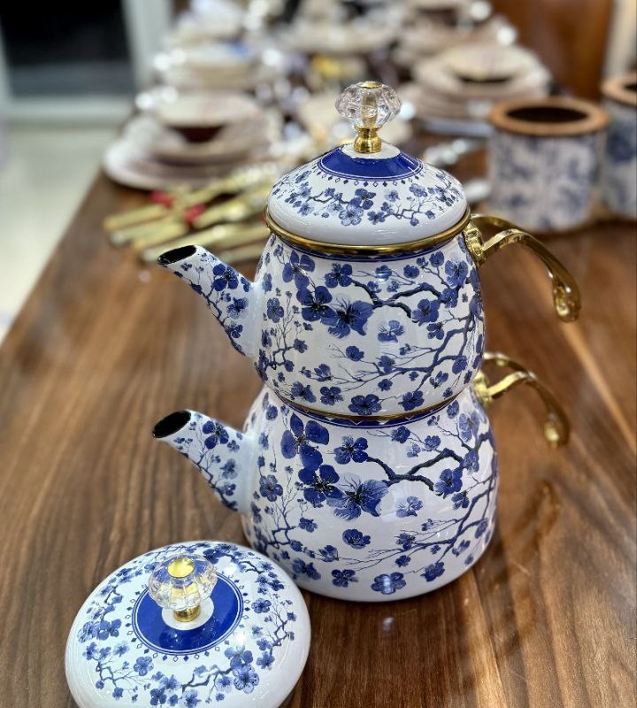 کتری و قوری لعابی شاهین ترکیه