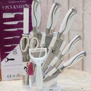 سرویس کارد و ساطور استیل ۹ پارچه IRIS 