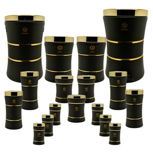 سرويس آشپزخانه 17 پارچه اورانوس مدل کمرباریک کلاسیک کد 400302