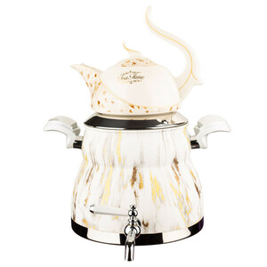 ست کتری و قوری کروپ ست مدل ماربل 1222