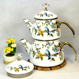 کتری و قوری لعابی شاهین ترکیه