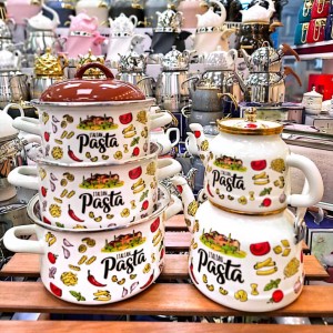 کتری قوری و قابلمه لعابی