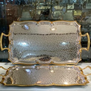 سینی استیل 2 سایز وارداتی