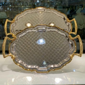 سینی استیل 2 سایز وارداتی