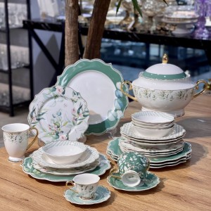 سرویس کامل غذا خوری و پذیرایی green flower