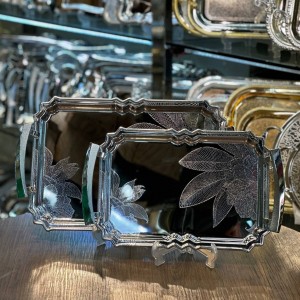 سینی استیل ۲تیکه خارجی