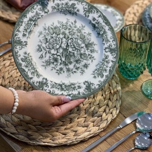 سرویس غذا خوری Rosabella green محصول kosova ترکیه