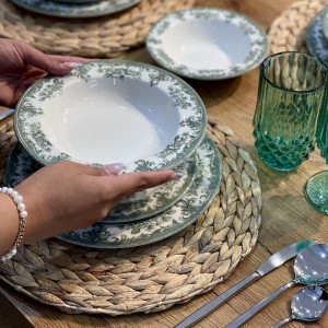 سرویس غذا خوری Rosabella green محصول kosova ترکیه