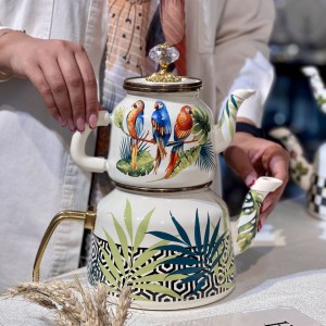 کتری قوری لعابی طوطی