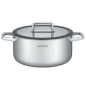 قابلمه استیل عرشیا مدل لیزری سایز 28