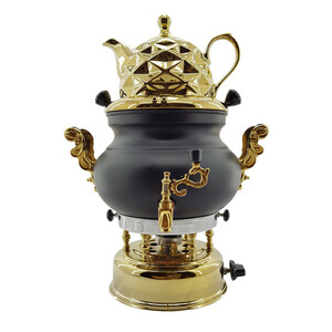 سماور گازی مدل عروس کد bst-3 ظرفیت 6 لیتر