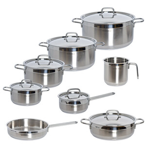 سرویس قابلمه و تابه 14 پارچه کرکماز مدل آلفا گرند کد 1089