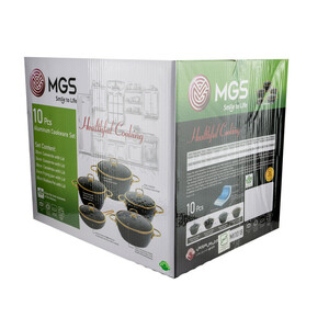 سرویس پخت و پز 10 پارچه ام جی اس مدل فورج BLACK