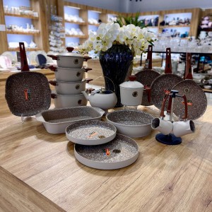 سرویس قابلمه گرانیتی 24 پارچه گیگیلی ترکیه