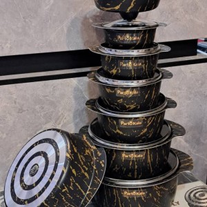 سرویس قابلمه ۱۴ پارچه مدل سورنا از برند پرتو