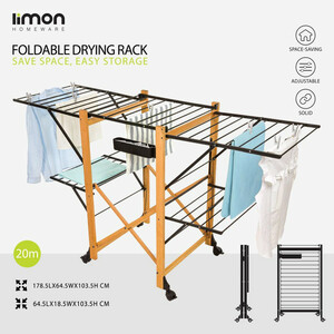 بند رخت لیمون مدل چوبی کد RM2359