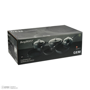 سرویس قابلمه و تابه گرانیتی 13 پارچه برگهف مدل Gem کد 4479