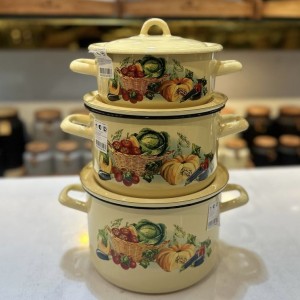 ست قابلمه لعابی روس