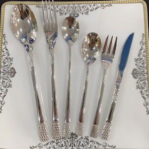 سرویس قاشق چنگال یونیک اصل آلمان 24 نفره 120 پارچه مدل آناناسی سیلور