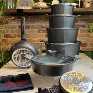 سرویس قابلمه کاندید 16 پارچه شش ضلعی مدل اسکار