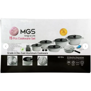 سرویس قابلمه 15 پارچه گرانیت طرح جرمنی E