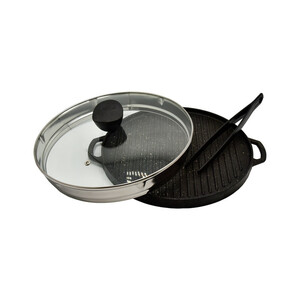 تابه گریل یونیک مدل گرد سایز 30 کد 6003