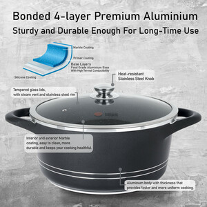 قابلمه ام جی اس مدل Italia-B سایز 32