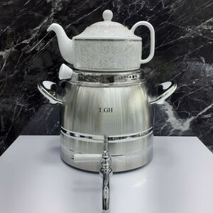 کتری قوری تی جی اچ مدل آپادانا گنجایش کتری 6 لیتر گنجایش قوری 1.2 لیتر