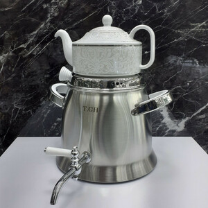 ست کتری و قوری تی جی اچ مدل کاوه کف چدن