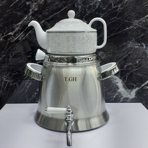 ست کتری و قوری تی جی اچ مدل کاوه کف چدن