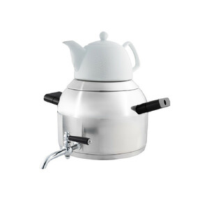 کتری و قوری کاندید مدل دانته گنجایش کتری 5 لیتر گنجایش قوری 0.5 لیتر