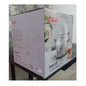 کتری و قوری کاندید مدل دانته گنجایش کتری 5 لیتر گنجایش قوری 0.5 لیتر