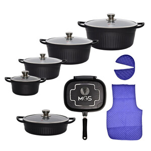 سرویس پخت و پز 15 پارچه ام جی اس مدل جرمنی D