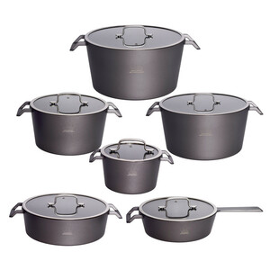 سرویس قابلمه و تابه گرانیتی 12پارچه اس جی طرح B