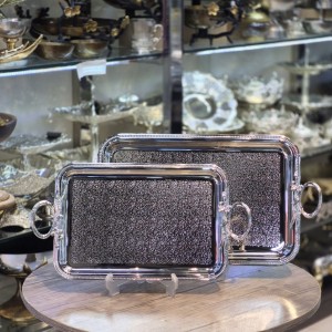 سینی استیل ۲تیکه خارجی