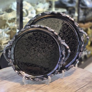 سینی گرد استیل ۲تیکه اماراتیMoliner