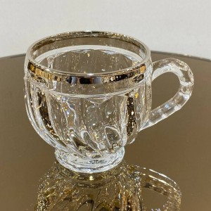 ماگ چایخوری لب طلا و نقره