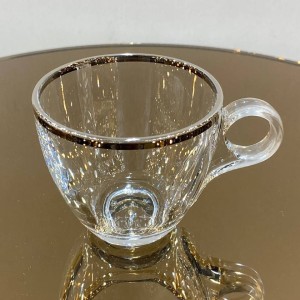 ماگ چایخوری لب طلا و نقره