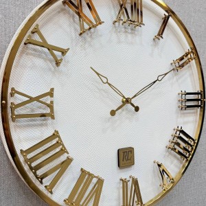 ساعت دیواری rabia چرمی