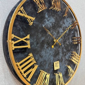 ساعت دیواری rabia چرمی